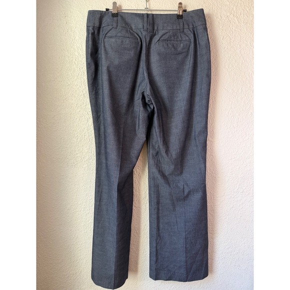Ann Taylor LOFT Julie Gray Dress Pants Size 10 Flare Leg Career - Picture 4 of 4